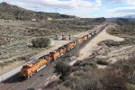 BNSF 7716, BNSF 7758, BNSF 7748, BNSF 7727 & BNSF 105